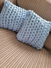 Chunky knit square for sale  WELLINGBOROUGH