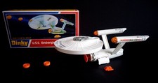 Dinky No.358 Star Trek USS Enterprise 1976 com nave espacial, 2 fótons e caixa comprar usado  Enviando para Brazil