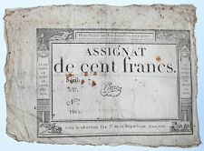 Assignat 100 francs d'occasion  Pluvigner
