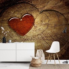 Fototapete holz herz gebraucht kaufen Fototapete holz herz gebraucht kaufen  Berlin