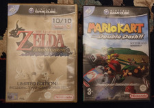 Pacote de jogos Gamecube, Zelda Wind Waker Lim Ed, Mario Kart Double Dash PAL, UE comprar usado  Enviando para Brazil