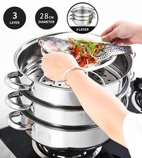 28cm steamer pans for sale  BIRMINGHAM