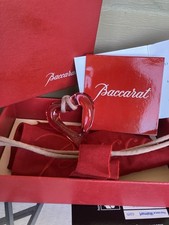 Baccarat open heart for sale  Lexington