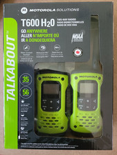 Motorola Two Way Radios Go Anywhere T600 H20 2Pk 35 milhas walkie talkie Waterpro comprar usado  Enviando para Brazil
