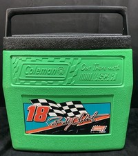 Refrigerador Coleman 16 Qt caixa de gelo BOBBY LABONTE #18 verde tampa preta 5274, usado comprar usado  Enviando para Brazil