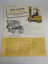 Usado, FOLHA DE INFORMAÇÕES FOLHETO LITERATURA VENDAS MOVIDA A DIESEL HYSTER EMPILHADEIRA comprar usado Usado, FOLHA DE INFORMAÇÕES FOLHETO LITERATURA VENDAS MOVIDA A DIESEL HYSTER EMPILHADEIRA comprar usado  Enviando para Brazil