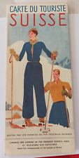 Ancienne carte touristique d'occasion  Lamalou-les-Bains