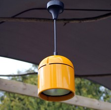 Lampe suspendue orange d'occasion  Ploëzal