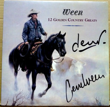 SIGNED/AUTOGRAPHED! Ween 12 Golden Country Greats SADDLE BROWN COLORED VINYL LP comprar usado  Enviando para Brazil