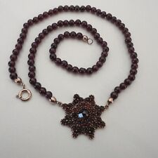 Granatschmuck kette granat gebraucht kaufen  Pforzheim
