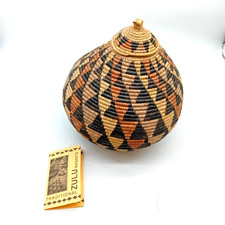 Traditional zulu basket for sale  MIRFIELD