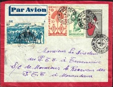 Madagascar 1947 avion d'occasion  France