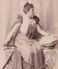 Foto de cartão de gabinete vitoriano atriz britânica Rose Coghlan Chicago EUA 1892 comprar usado  Enviando para Brazil