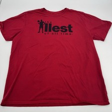 Usado, Camiseta masculina vermelha Michael Jordan The Illest Of All Time Flu Game tamanho XXL Nike comprar usado  Enviando para Brazil