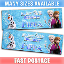 Frozen personalised birthday for sale  WEST BROMWICH