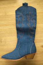 Denim cowboy boots for sale  ALEXANDRIA