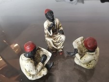 Franz Bergman Trio de Bronze Sólido Estudioso Alunos Árabes Escrita de Aprendizagem Deserto Raro comprar usado  Enviando para Brazil