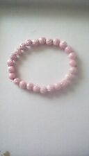 Pink handmade bracelet for sale  WEYMOUTH