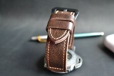 Pulseira de relógio de couro macio feita à mão, pulseira de relógio 22mm 24mm 26mm couro de bezerro estilo PAM comprar usado  Enviando para Brazil
