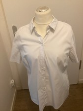 Damenkurzarmbluse weiß 46 gebraucht kaufen Damenkurzarmbluse weiß 46 gebraucht kaufen  Hamburg