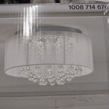Colección Decoradores del Hogar Flenniken 15 pulgadas Luz de techo LED cromada y cristal segunda mano Colección Decoradores del Hogar Flenniken 15 pulgadas Luz de techo LED cromada y cristal segunda mano  Embacar hacia Mexico