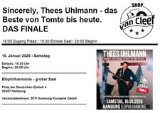Thees uhlmann elbphilharmonie gebraucht kaufen  Hannover
