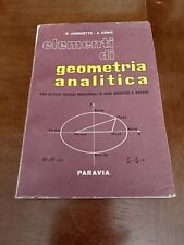 Elementi geometria analitica usato  Rivoli