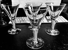 twisted stem glasses for sale  LONDON