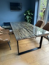 Noir dining table for sale  FLEET