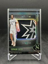 2024-25 Panini Silhouette Stephon Castle RC Rookie Patch Prata 16/25 #S-SCS comprar usado 2024-25 Panini Silhouette Stephon Castle RC Rookie Patch Prata 16/25 #S-SCS comprar usado  Enviando para Brazil