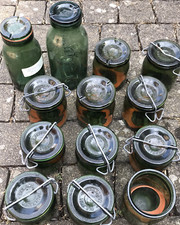 Vintage lot bocaux d'occasion  Saint-Louis