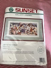 Sunset gallery crewel for sale  WIMBORNE