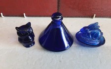 Collection blue glass for sale  ROTHERHAM