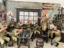 Painted russian diorama for sale  BOURNEMOUTH