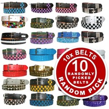 Studded belt 10x for sale  HOUNSLOW