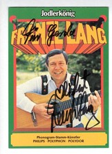 Franzl lang autogramm gebraucht kaufen Franzl lang autogramm gebraucht kaufen  Mendig