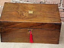 Walnut writing slope for sale  LOUTH