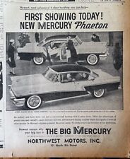 1956 newspaper mercury for sale  Houlton