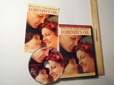 Lorenzo's Oil DVD OOP Nick Nolte Susan Sarandon Widescreen w/ Insert comprar usado  Enviando para Brazil