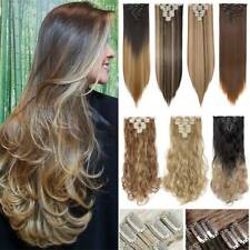 Mega CABEÇA CHEIA GROSSA Como Clipe Humano na Extensão de Cabelo 100% Real NATURAL Peça de Cabelo comprar usado  Enviando para Brazil