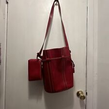 Lancel red texturized for sale  Brentwood