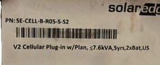 Kit plug-in SolarEdge Cell-B-R05-US-S-S2 celular GSM com cartão SIM comprar usado Kit plug-in SolarEdge Cell-B-R05-US-S-S2 celular GSM com cartão SIM comprar usado  Enviando para Brazil
