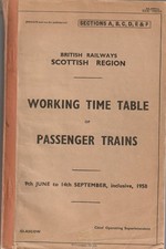 working timetable for sale working timetable for sale YORK