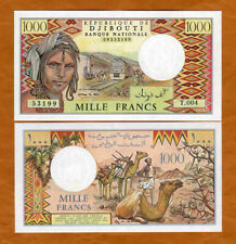 Usado, Djibouti, 1000 francos, ND (1988), P-37e, Gem UNC caravana de camelos comprar usado  Enviando para Brazil