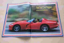 Sport Auto 08/1993 Chrysler Viper RT/10 mit 394PS im TEST auf 4 Seiten comprar usado  Enviando para Brazil