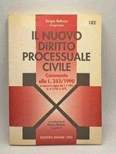 Nuovo diritto processuale usato Nuovo diritto processuale usato  Italia