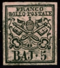 Vatikan 1852 gestempelt gebraucht kaufen  Deutschland