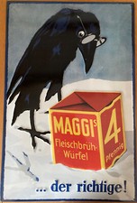 Werbeschild retro maggi gebraucht kaufen  Weilheim
