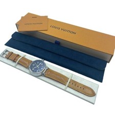 RELÓGIO LOUIS VUITTON TAMBOR GMT Q1131 GMT AUTOMÁTICO SS COURO MASCULINO :JP comprar usado  Enviando para Brazil