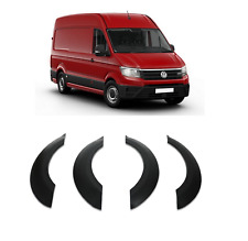 VW CRAFTER 2017-ONWARDS ABS PRETO 4 PEÇAS PROTEÇÃO DE GUARNIÇÕES DE TAMPA DE ARCO DE RODA comprar usado  Enviando para Brazil